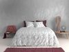 Zo! Home Mako-Satin Bettwäsche 155x220 Fiori di Satinado White Blätter silber Bild 3