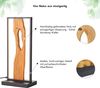 Brilliant LED Tischleuchte 50cm Brilliant Tischlampe LED Tischlampe schwarz/holz, Aluminium/Metall/Holz, Dekolampe Holz mit Kabel, Deko Tischlampe, Modern Lamp, Wood Desk Lamp, 1x LED Integriert Bild 2