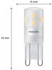 Philips LED Standard Brenner, Ersatz für 25W Halogen, G9 Sockel, warmweißes Licht 2700K, Matt Bild 3