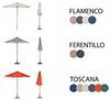 Gartentisch Set mit Schirm TOLVE Akazienholz 150x74 cm Heller Holzfarbton Bild 4
