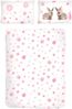 DOBNIG Babybettwäsche Baby Fein Biber Bettwäsche mit Hase 100x135 + 40x60 cm Bild 2