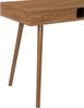 Schreibtisch Habo mit Ablage und Schublade 115x48x74cm Dunkler Holzton en. casa Bild 5
