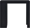 vidaXL Bartisch mit Regal Schwarz 110 x 50 x 103 cm 280212 Bild 3