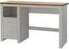 loft24 Schreibtisch Eddie, Arbeitstisch mit 2 Schubladen im Landhausstil Bild 1