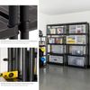 Set: 2 x KREHER Haushaltsregal 15" mit fünf geschlossenen Böden in Schwarz Bild 5