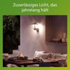 Philips Kinno Wandleuchte für den Außenbereich, Up-Light, ohne Sensor, Max. 25 Watt, E27-Fassung, Schwarz Bild 5
