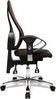 Topstar ST19UG08 Sitness 15, ergonomischer Bürostuhl, Schreibtischstuhl, inkl. höhenverstellbare Armlehnen, Bezugsstoff dunkelbraun Bild 4