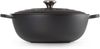 La Marmite 32 cm Schwarz Gusseisen Signature Le Creuset - GasBackofen geeignet Bild 1