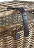 Kobolo Wäschekorb Wäschebehälter eckig Rattan Kubu-Grey 50x38x56 cm Bild 3