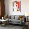 CosmoLiving by Cosmopolitan 3-Sitzer Highland, 1 Teile, pflegeleichter Veloursbezug, Sitz und Rücken gepolstert, Sitzhöhe 46cm Bild 2