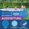 Bestway 'Steel Pro' Frame Pool, inkl. Filterpumpe, Stahl / Kunststoff blau, Ø 396 x H 84 cm Bild 5