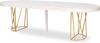 Menzzo Tisch, weiß, L110 x P110 x H76 cm Bild 2