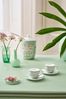 PiP Studio Espressotasse Lily&Lotus Light Green Espressotasse mit Untertasse 120ml Set2, Porzellan Bild 2