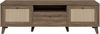 Forte GLENKEEN TV-Schrank 160, Lowboard im Boho-Stil mit Rattangeflecht, 2-türig, 1 Schublade, Holzwerkstoff, Valencia Eiche Holzdekor|Naturrattan, 159,2 cm breit x 48,8 cm hoch x 42 cm tief Bild 5