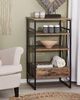 Regal Holzoptik braun 1 Schublade KEENE Bild 2