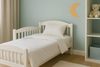 texpot Kinderbettdecke + Kopfkissen Babybett Bettset Steppung weiß Bild 3