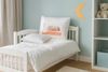 texpot Kinderbettdecke + Kopfkissen Babybett Bettset Steppung weiß Bild 2