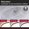 LED Panel Atria Shine White Select IP44 rund 398mm 20,8W 2800lm 3000 - 6500K Holzoptik Bild 4