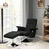 HOMCOM Massagesessel Elektrischer Liegesessel mit Fernbedienung (Fernsehsessel, 1-St, Relaxsessel), für Wohnzimmer, Schlafzimmer, Schwarz Bild 2