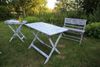Destiny TOSCANA Set mit Stehtablett, white/ brown wash, inkl. Sitzkissen Bild 5
