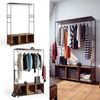 Kleiderschrank Fyrk Eiche rustikal 119.5 x 189 cm Vicco Bild 4