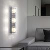 LED Wandleuchte, Kristalle, ALU, Glas, L 42 cm Bild 4