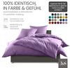 Bettwaesche-mit-Stil Mako-Satin Spannbettlaken flieder rosa 160x200cm Höhe 5-10cm Bild 4