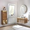 LANZET DUNE Midischrank 40,3 cm breit, Braun hell, inkl. LED Beleuchtung Bild 2