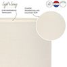Light & Living Lampenschirm LIVIGNO, Ø 30 cm, Cremeweiß, Außenmaterial Stoff, Innenmaterial PVC, Halterung aus Metall Bild 4