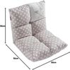 howa Sessel Stars, 2 in 1 Kindersessel + Kinderliege grau / weiß Bild 2