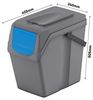 Prosperplast Mülltrennsystem ISWB25S3-405U, Sortibox Set 3x25L Mülltrennbehälter Bild 2