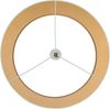 Licht-Erlebnisse Pendelleuchte AYLMER, ohne Leuchtmittel, rund Ø 55 cm groß E27 Creme Gold Retro Stoffschirm für Hängeleuchte Bild 4