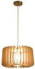 Pendelleuchte MOOD Holz Ø40CM – Nachhaltiges Design, 1-flammig E27 für warmes Ambiente Bild 2