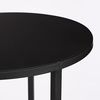 MICA Decorations Quinty Beistelltisch-Set - 3er-Set - H50 x Ø32 cm - Metall - Schwarz Bild 3