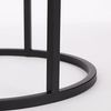 MICA Decorations Quinty Beistelltisch-Set - 3er-Set - H50 x Ø32 cm - Metall - Schwarz Bild 5