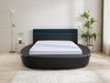 Vente-unique - ABULIS Bett Kunstleder Schwarz - B 259 cm x H 99 cm x L 213 cm Bild 3