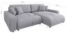 S-Style Möbel Ecksofa Emma mit Bettfunktion in Cord-Stoff schöner Sitzkomfort, Ottomane links oder rechts bestellbar, mit Wellenfederung Bild 3