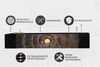 riess-ambiente Lowboard GOLDEN SUNSET 160cm schwarz / gold (Einzelartikel, 1 St), Massivholz · 3D Front · hängend · handmade · TV-Schrank · Design Bild 4
