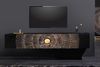 riess-ambiente Lowboard GOLDEN SUNSET 160cm schwarz / gold (Einzelartikel, 1 St), Massivholz · 3D Front · hängend · handmade · TV-Schrank · Design Bild 3