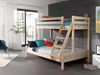 Vipack 'Martin' Etagenbett, natur, 90x200/140x200 cm, Kiefer massiv, inkl. Lattenroste Bild 4