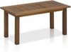 Furinno Tioman Outdoor Tisch in Teaköl, Natur, 43. 94x89. 41x42. 93 cm Bild 1