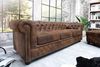 riess-ambiente 3-Sitzer CHESTERFIELD 205cm antik braun, Einzelartikel 1 Teile, Wohnzimmer · Sofa · Microfaser · Holz · Federkern Bild 3