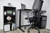 Iris Ohyama, Aufbewahrungsmöbel, Bücherregal, 3 feste Regale, Design, Multifunktional, Büro, Eingang, Schlafzimmer, Wohnzimmer - Basic Storage Shelf CX-3 - Eiche Schwarz Bild 3
