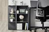 Iris Ohyama, Aufbewahrungsmöbel, Bücherregal, 3 feste Regale, Design, Multifunktional, Büro, Eingang, Schlafzimmer, Wohnzimmer - Basic Storage Shelf CX-3 - Eiche Schwarz Bild 5