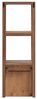 Wandregal Holz massiv Pinie braun 90x31x25 cm massivum Sydney Hängeregal Regal mit Tür Badregal Flurregal Wohnzimmerregal Bild 5