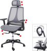 Bürostuhl HWC-A59, Schreibtischstuhl, Sliding-Funktion Stoff/Textil ISO9001 ~ grau/grau Bild 3