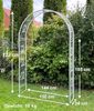 DanDiBo Rosenbogen aus Metall Stabil Verzinkt 150 cm Breit Rankbogen 96520 Gartenbogen Torbogen Rundbogen Pflanzbogen Massiv Feuerverzinkt Garten Wetterfest Volleisen Bild 2