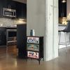 hjh LIVING Kommode AMERIKO S Sideboard H/B/T: 77.0 x 45.0 x 30.0 cm, Schubladenkommode im Vintage-Look mit 3 Schubladen Retro, platzsparend Bild 4