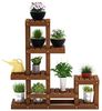 Furinno Tioman Blumenständer in Teaköl, Natur, 25,15 x 90,17 x 91,44 cm Bild 2
