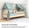 Ehrenkind Betthimmel Deko Hausbett, Kinderzimmer-Deko-Set (Kinderzimmer Deko), Betthimmel & Wimpelkette für magische Momente, hochwertige Materialien Bild 4